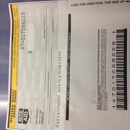 Money Order from Rite Aid